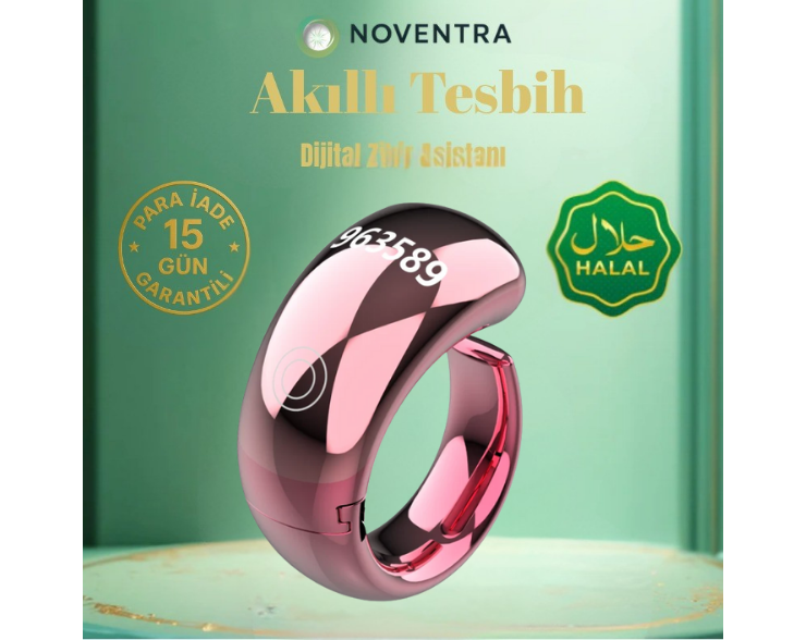 Noventra™ Akıllı Zikir Yüzüğü