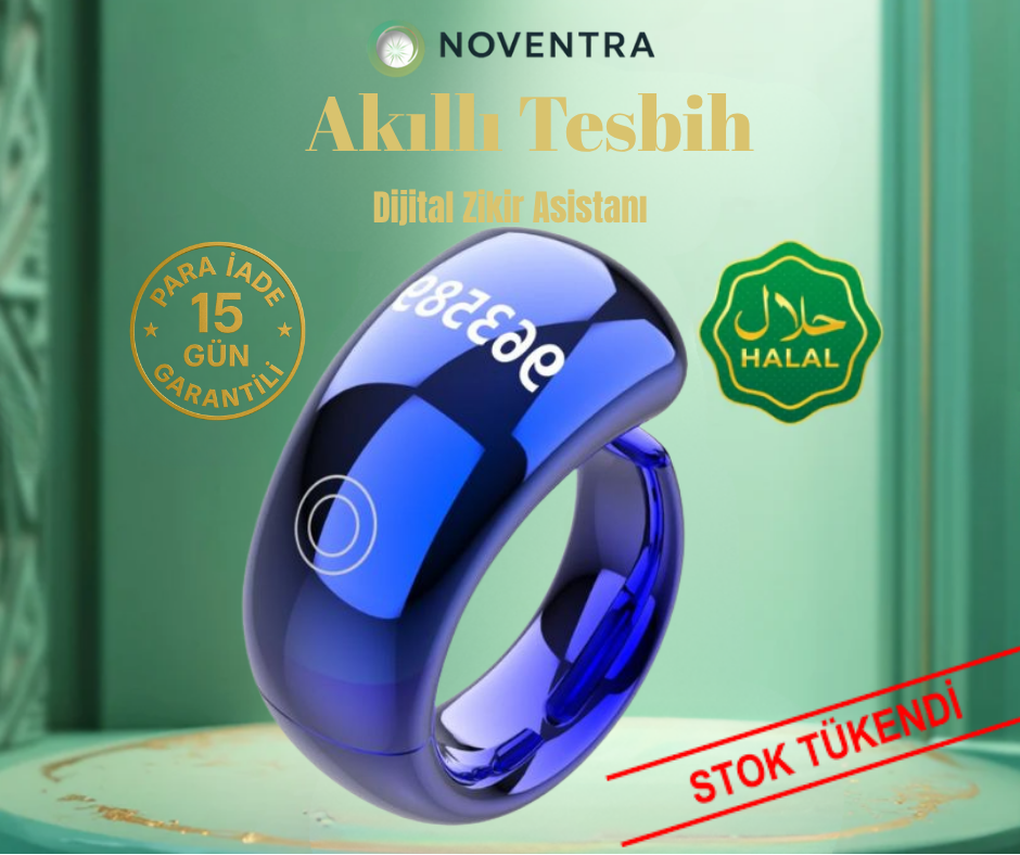 Noventra™ Akıllı Zikir Yüzüğü