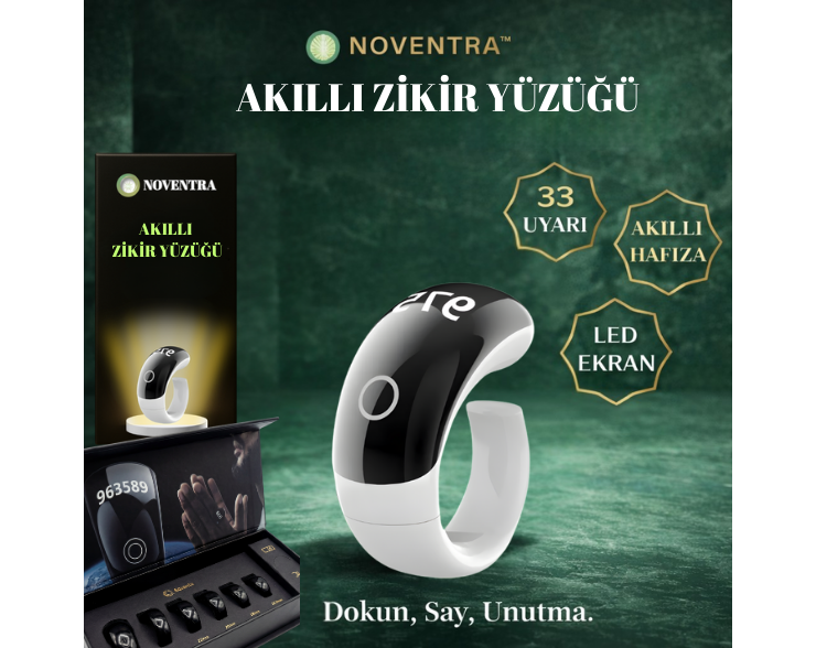 Noventra™ Akıllı Zikir Yüzüğü