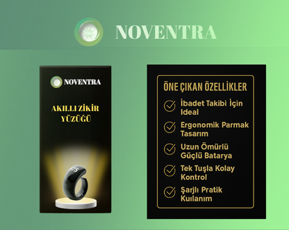 Noventra™ Akıllı Zikir Yüzüğü