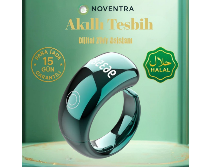 Noventra™ Akıllı Zikir Yüzüğü