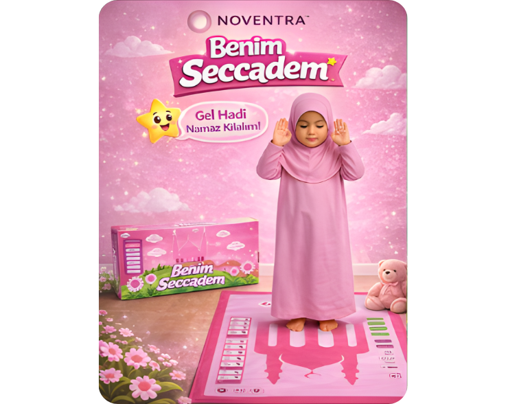 Çocuklara Namaz Öğreten Sesli ve Konuşan Akıllı Seccade