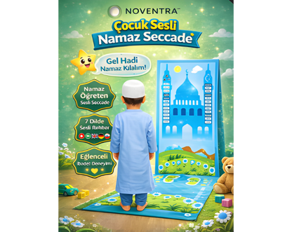 Çocuklara Namaz Öğreten Sesli ve Konuşan Akıllı Seccade