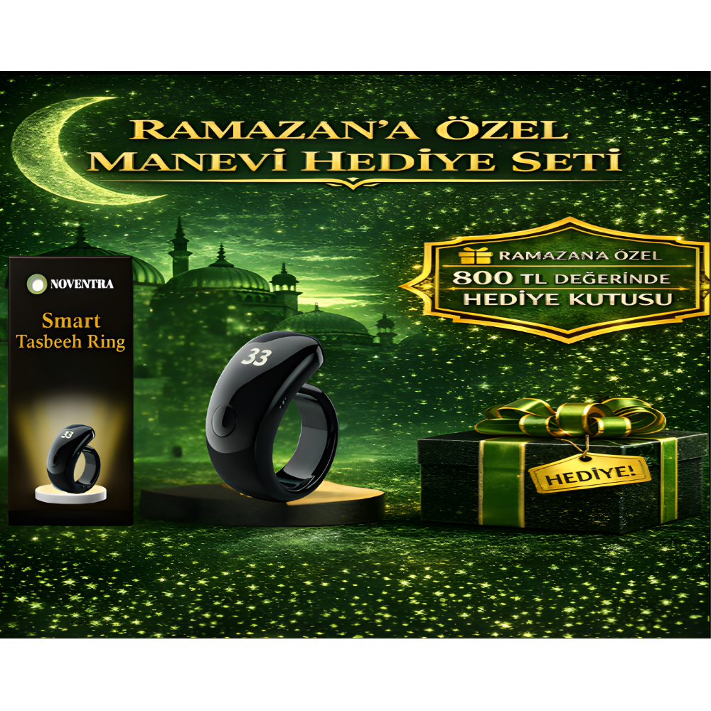 Noventra™ Akıllı Zikir Yüzüğü
