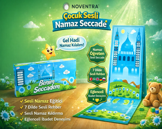 Çocuklara Namaz Öğreten Sesli ve Konuşan Akıllı Seccade