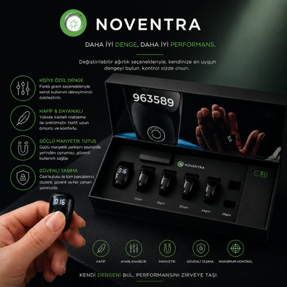 Noventra™ Akıllı Zikir Yüzüğü – Her An, Her Yerde Zikirde Kal