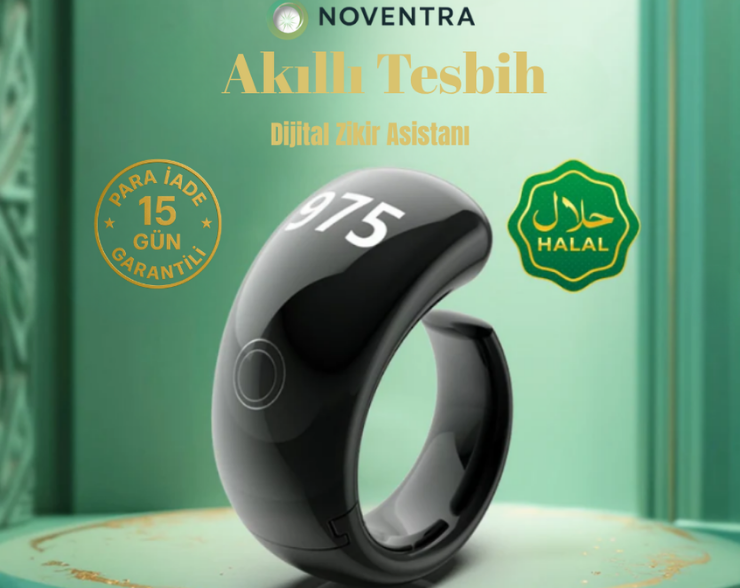 Noventra™ Akıllı Zikir Yüzüğü