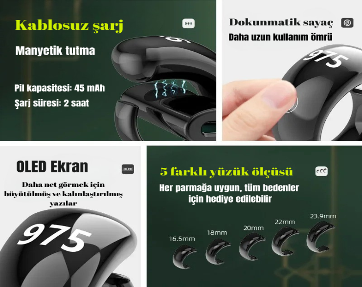 Noventra™ Akıllı Zikir Yüzüğü