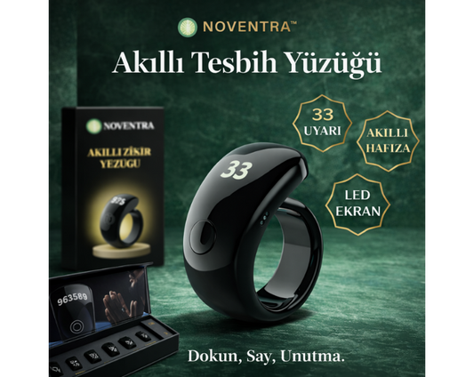 Noventra™ Akıllı Zikir Yüzüğü